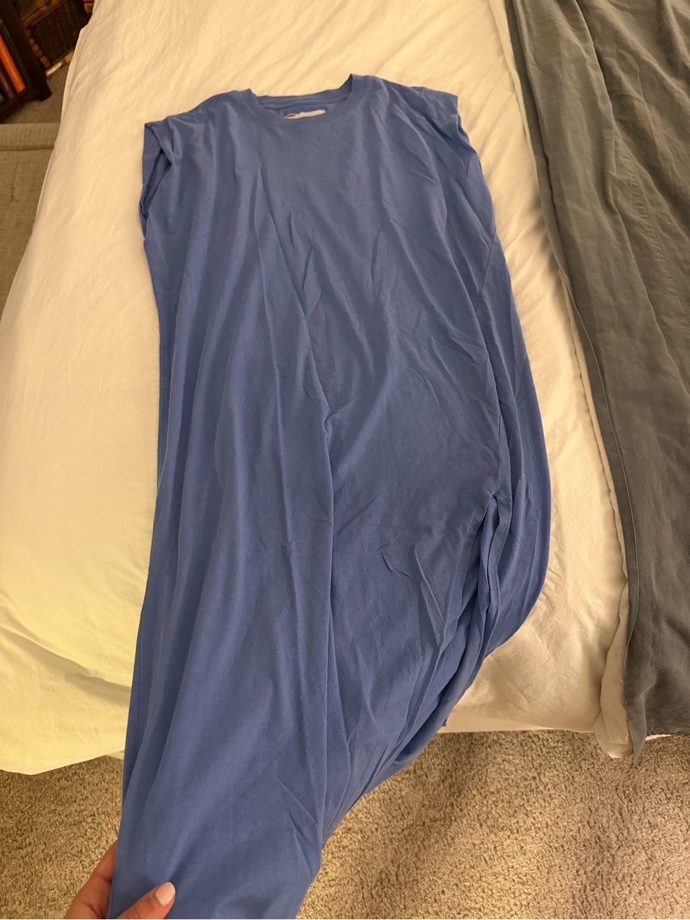 Pistola Blue T Shirt Maxi Dress